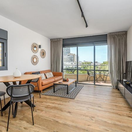 Modern & Sunny 1 Bdr W Balcony And Parking Apartman Tel-Aviv Kültér fotó